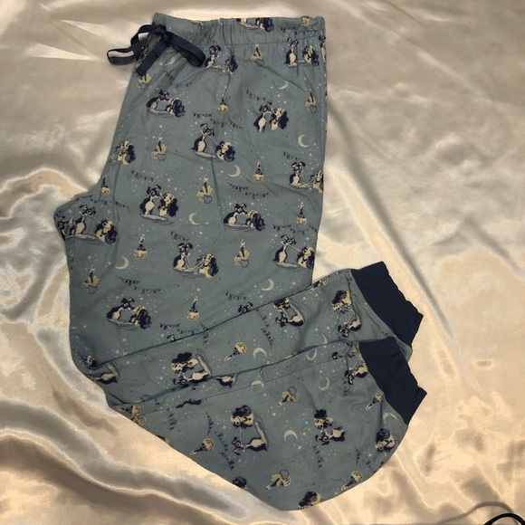 Disney Other - Disney Slumber by Munki Munkie - Lady and the Tramp PJ Bottoms - Size XL